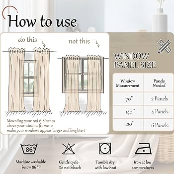 Amazon.com: Lajode Beige 100% Blackout Curtains for Living